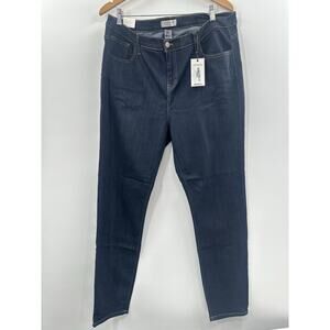 Judy Blue Dark Wash Mid-Rise Size 3xl Skinny Jeans Style 837 Womens Stretch